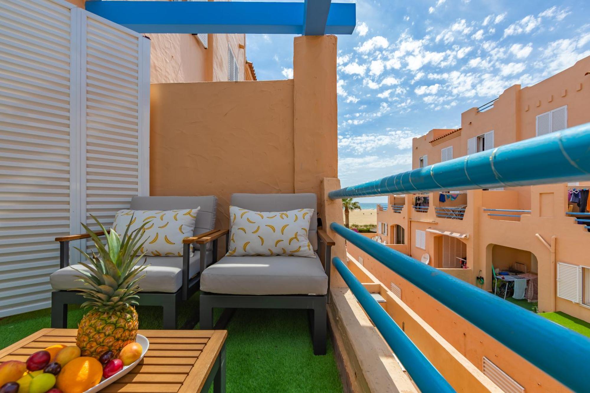 Beachfront, Pool, Terrace, Garage & Fibre Internet Tarifa Exterior foto
